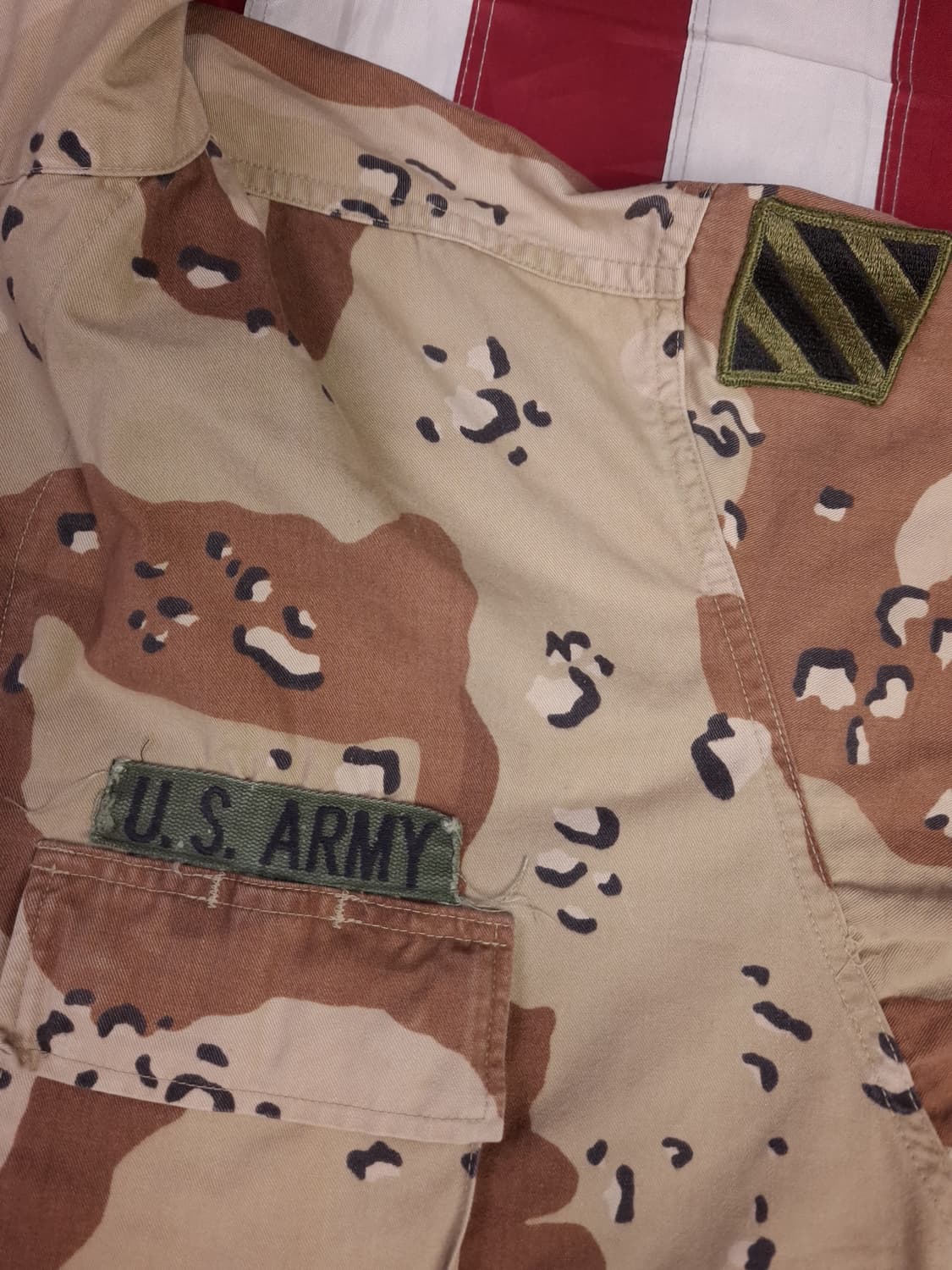 오리지날 미군 90's 걸프전 사막육색 BDU 자켓 상품이미지4