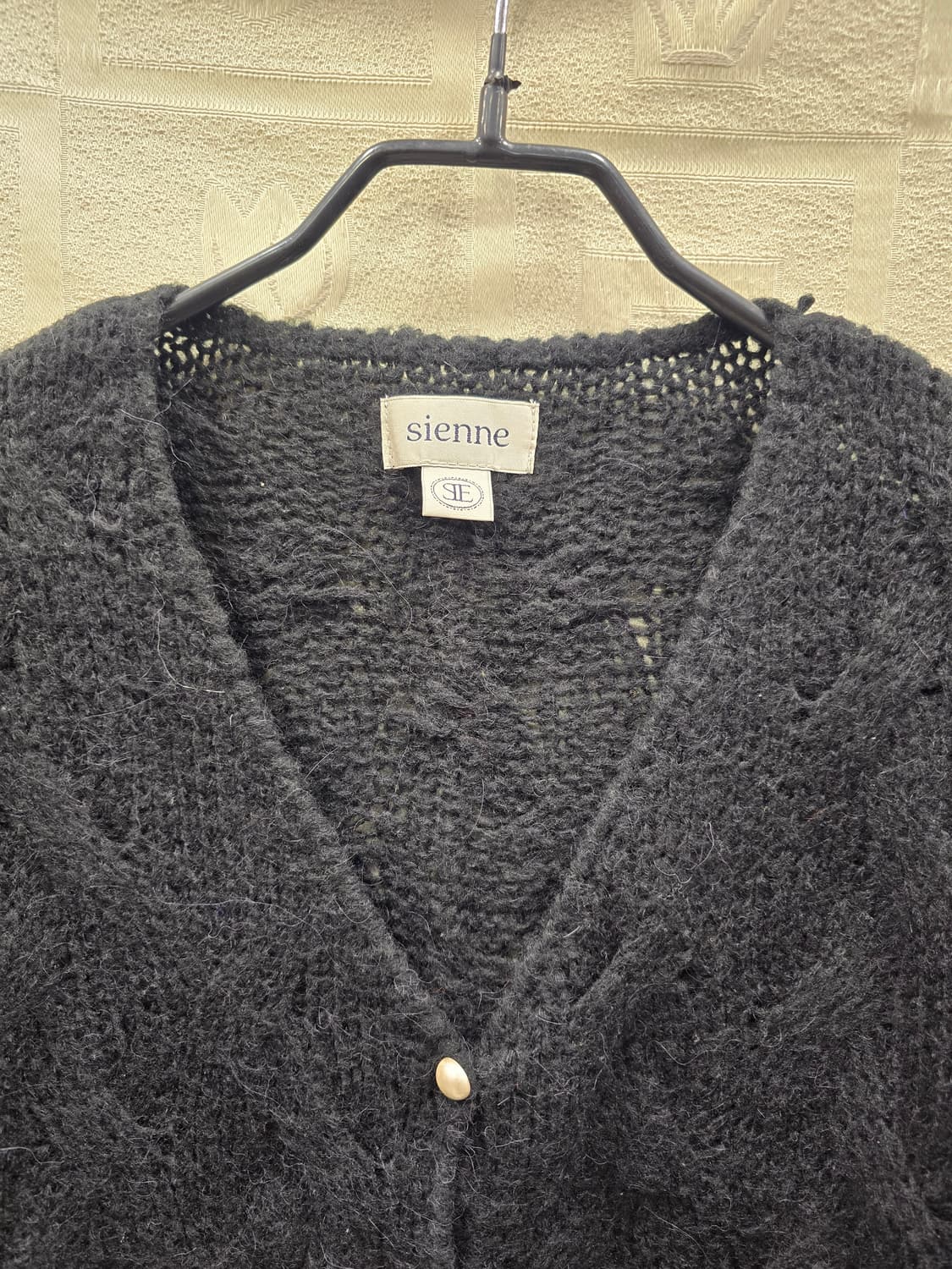 시엔느 캐롤라인 울 가디건 블랙 55~66 상품이미지3