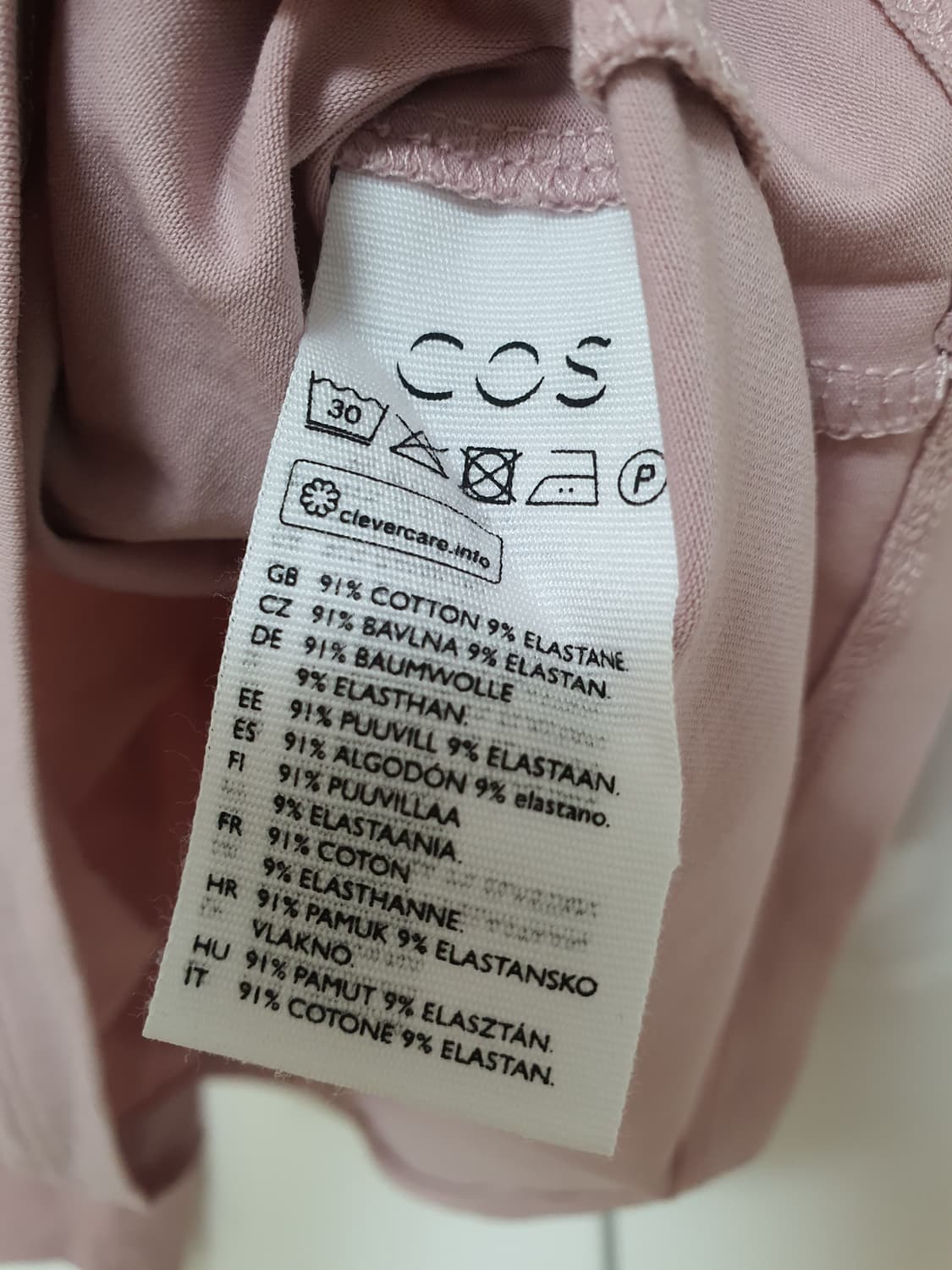 cos 코스 롤넥 썸홀 티셔츠 새상품 상품이미지3
