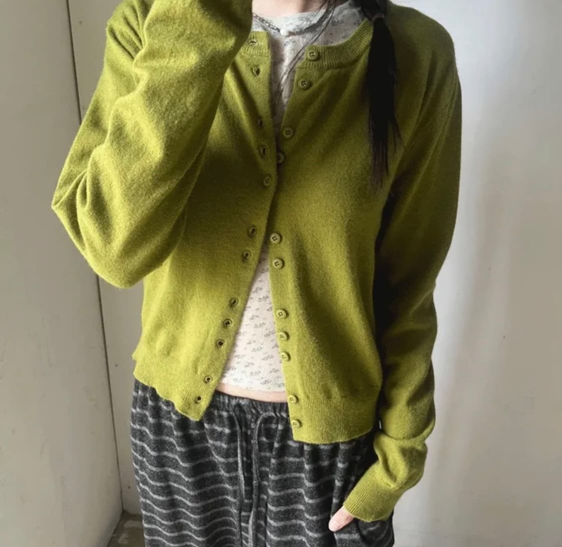 김아홉 완두콩 가디건 상품이미지1