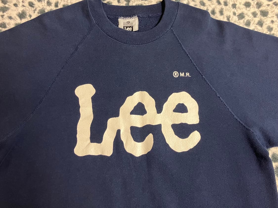 USA 빈티지 90s Lee 리 네이비 스웻셔츠 M 95 상품이미지4