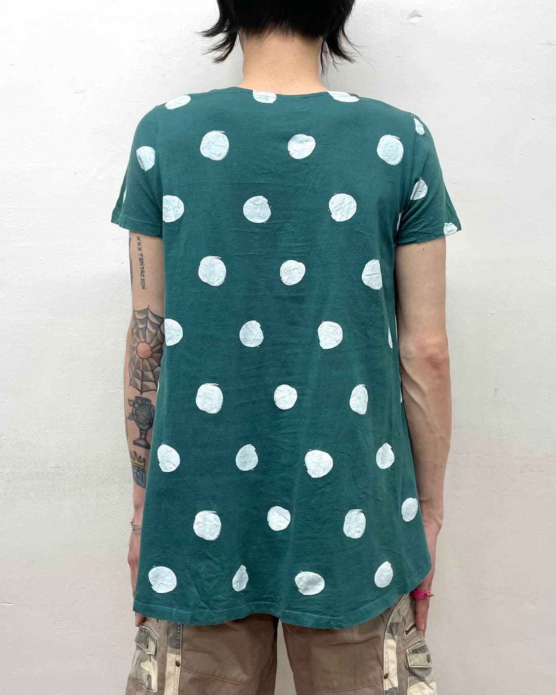 White Dot Green T-Shirt 상품이미지2