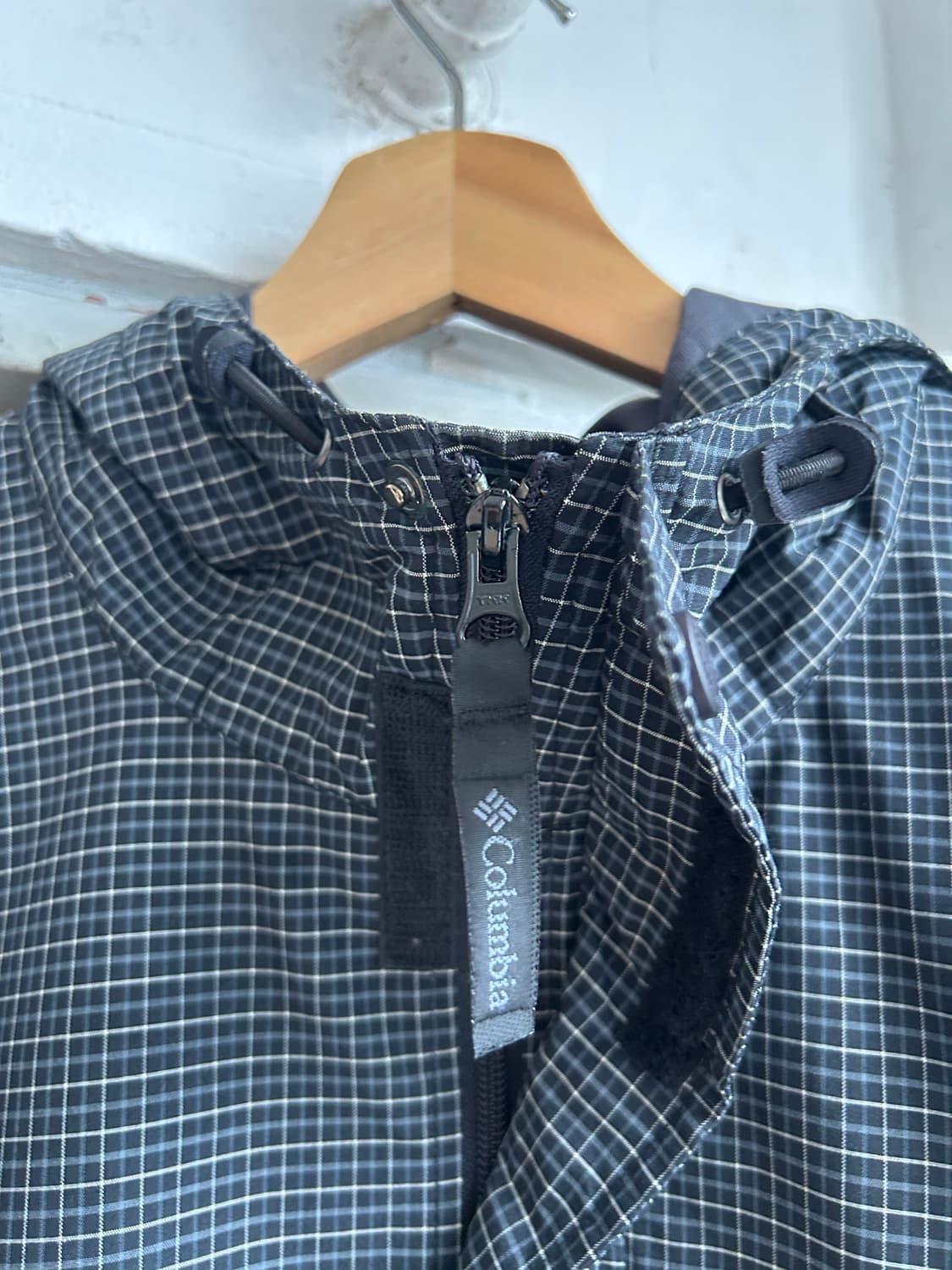 00‘s 컬럼비아 블랙체크 바람막이 상품이미지4