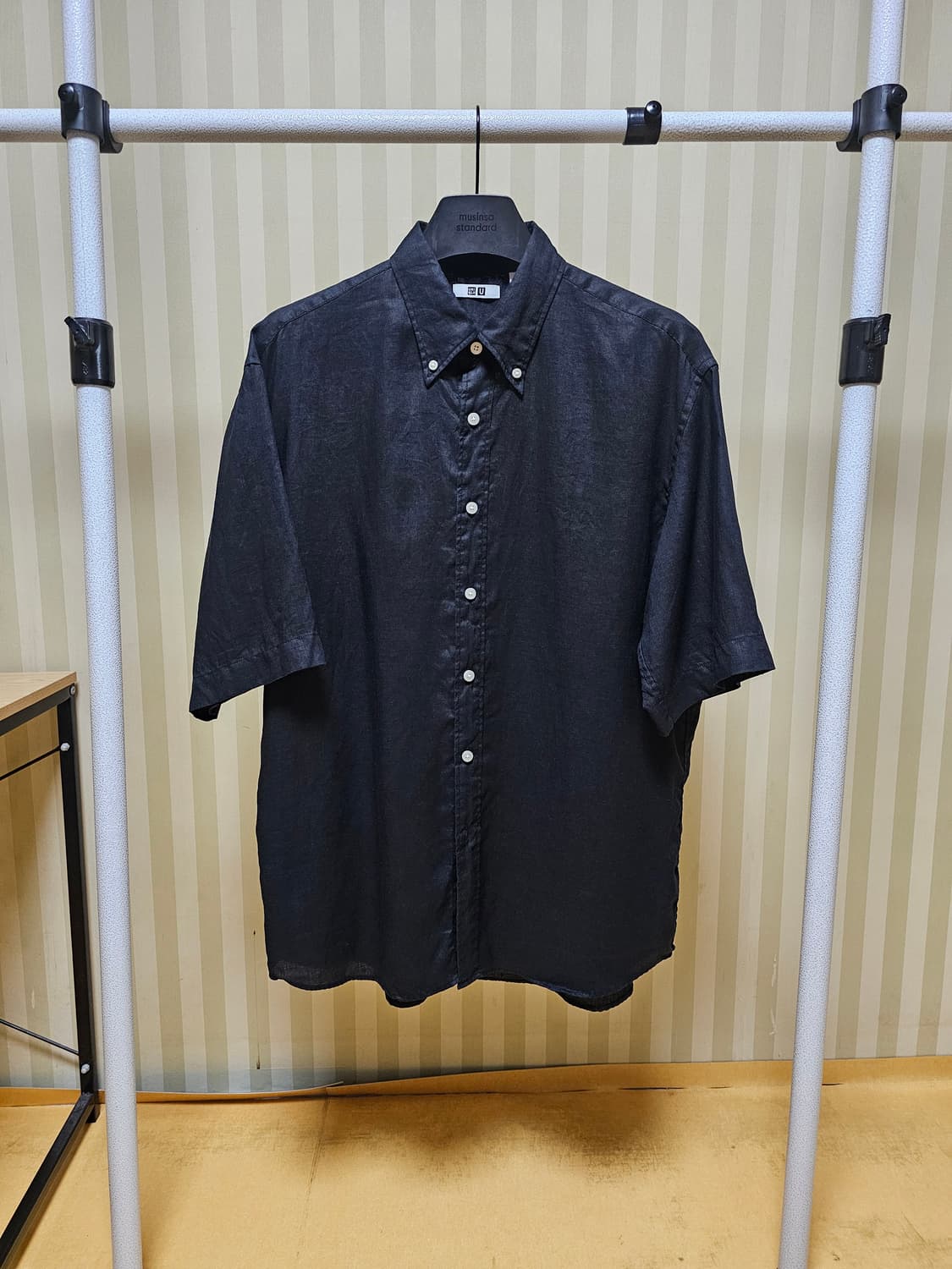 유니클로 셔츠 린넨 XL 상품이미지1