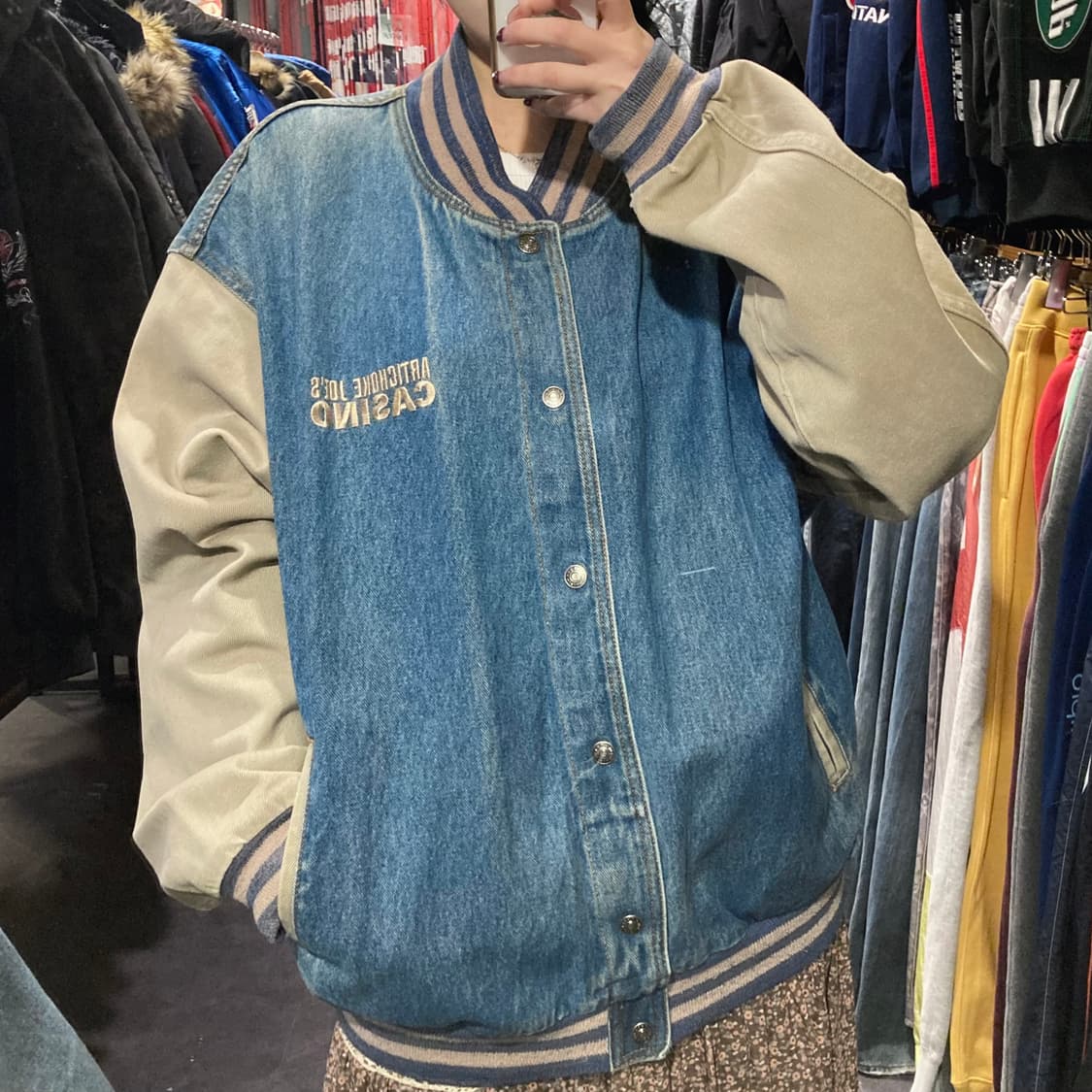 [IM] Tri-Mountain 바시티 자켓 중청 상품이미지3