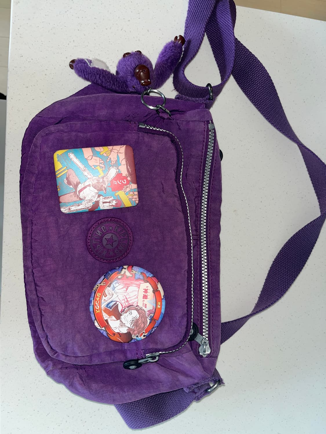 키플링 빈티지 크로스백 퍼플 상품이미지1