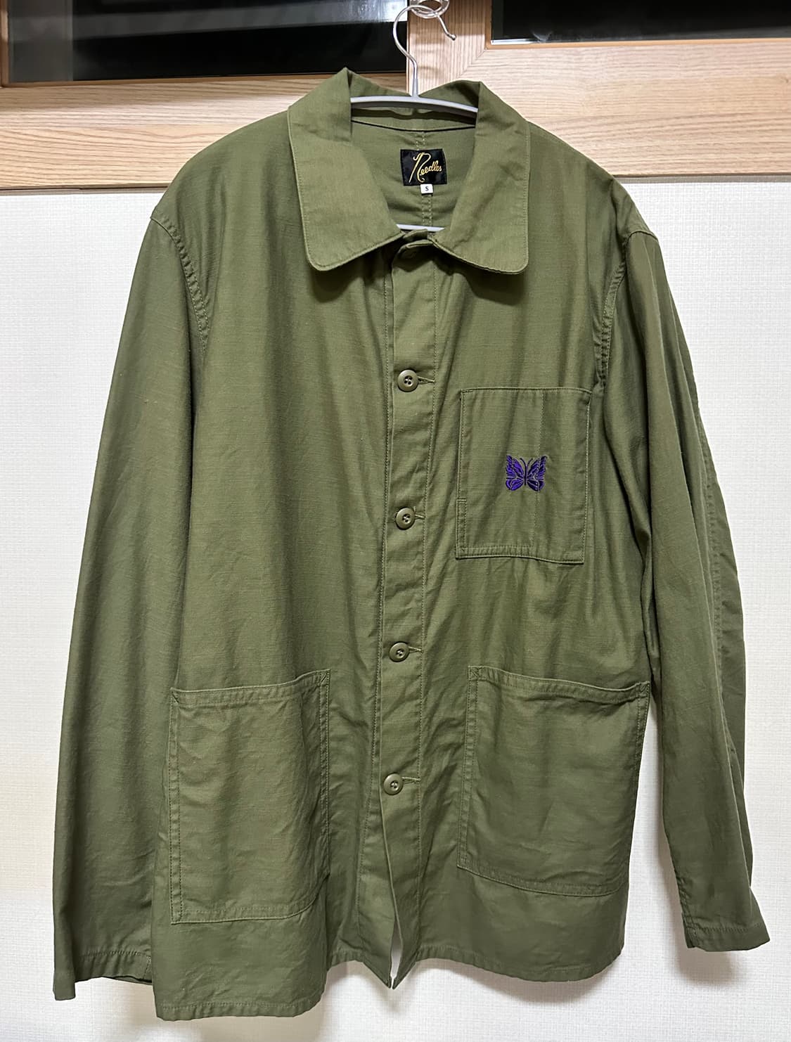 니들스 사틴 자켓 카키 S 상품이미지4