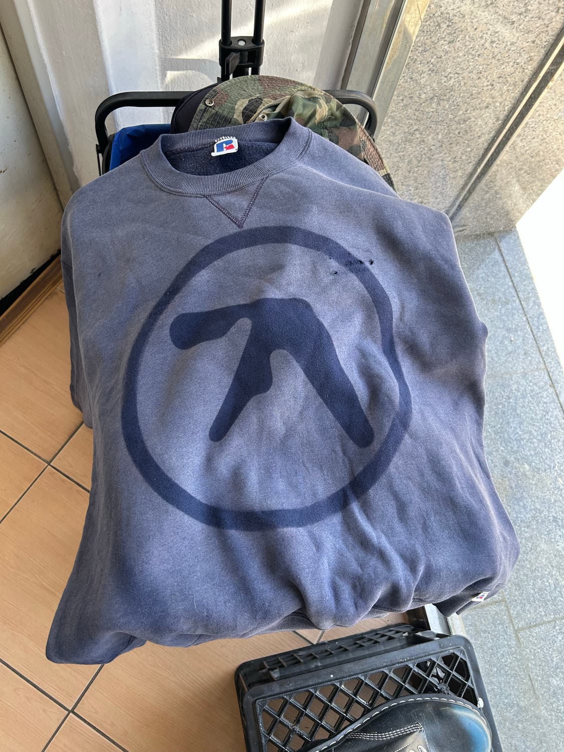 90‘s 러셀 에이펙스트윈 페이드 스웻셔츠 상품이미지1