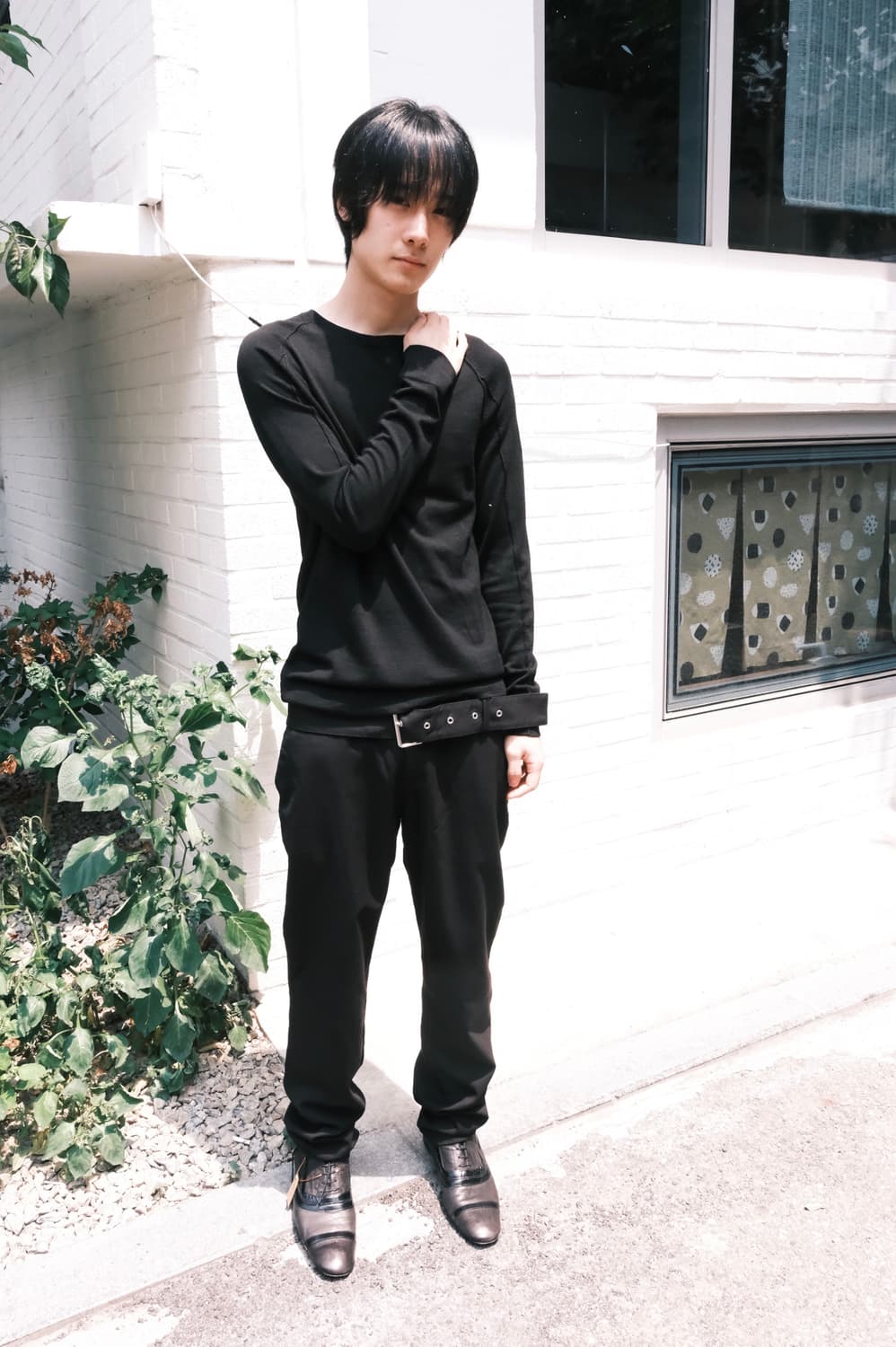 Helmut lang 리버스 심 니트 s 상품이미지1
