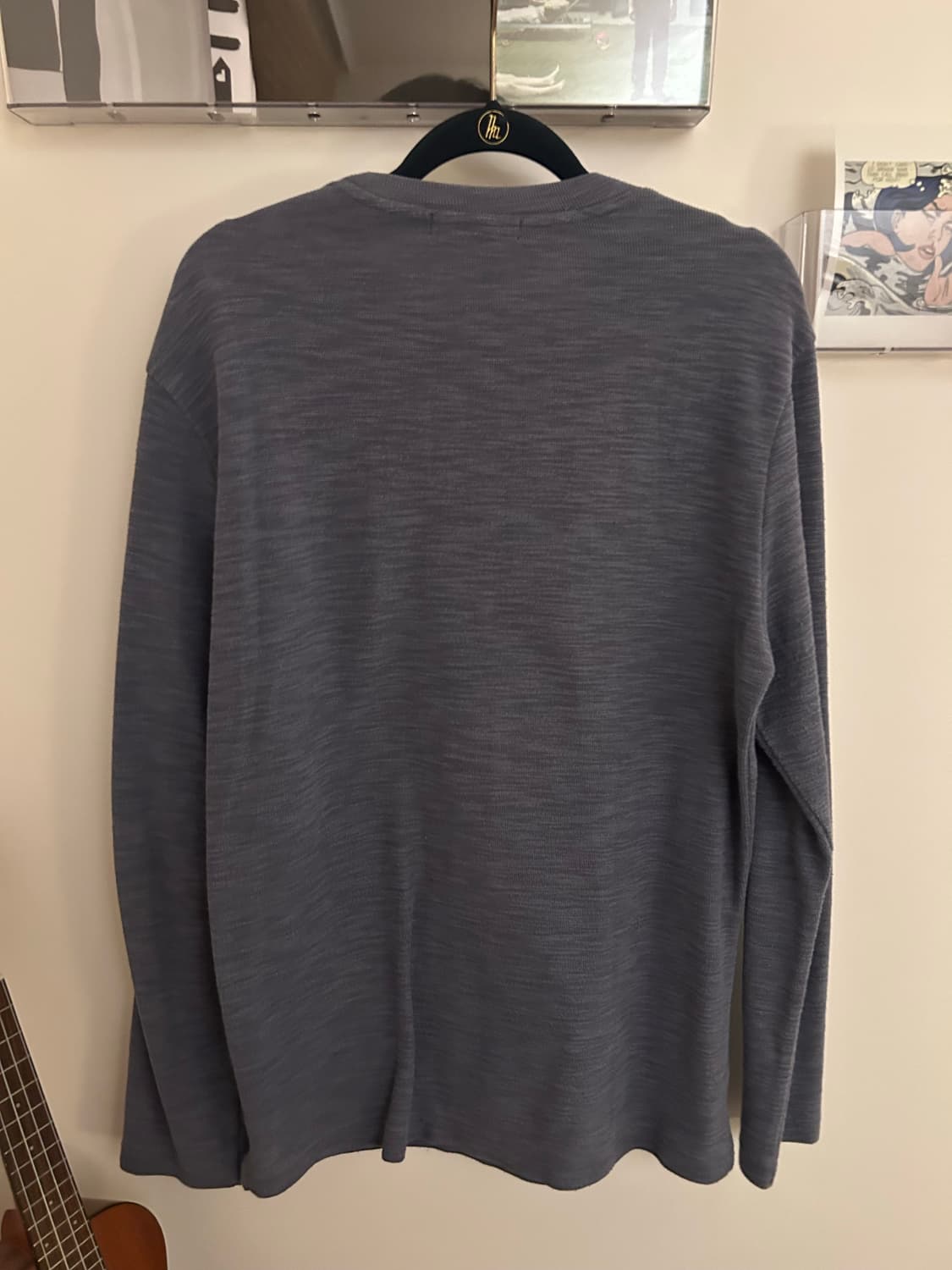 탑텐 밝은 네이비 긴팔 티셔츠 상품이미지2