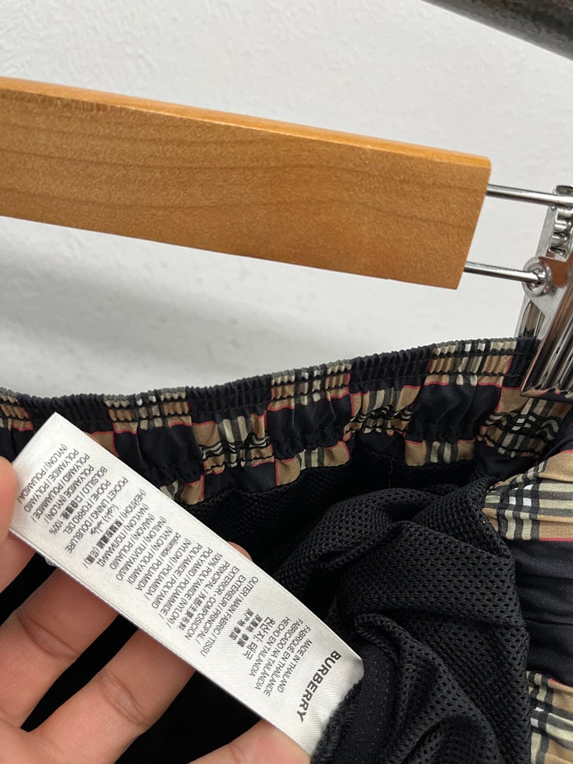 34) 버버리 신형 체크 쇼츠  상품이미지7