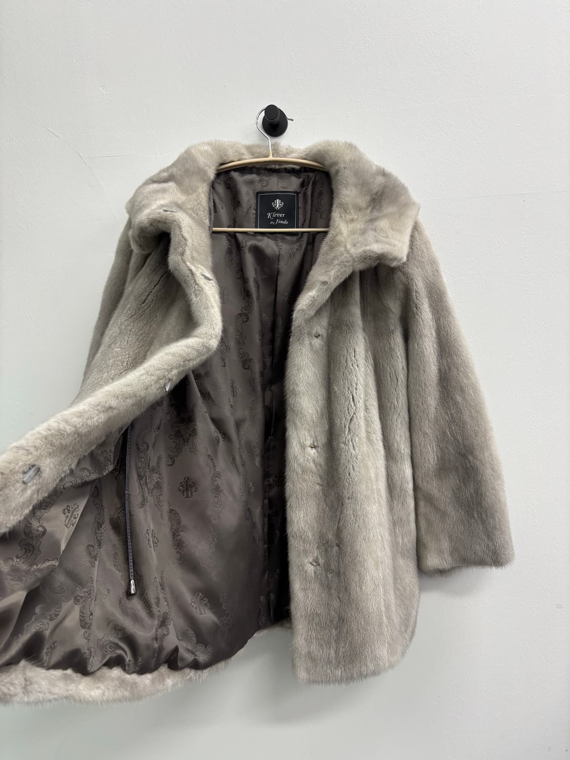 Klever by Jindo 끌레베 & 진도 천연 밍크 하프 코트 상품이미지3