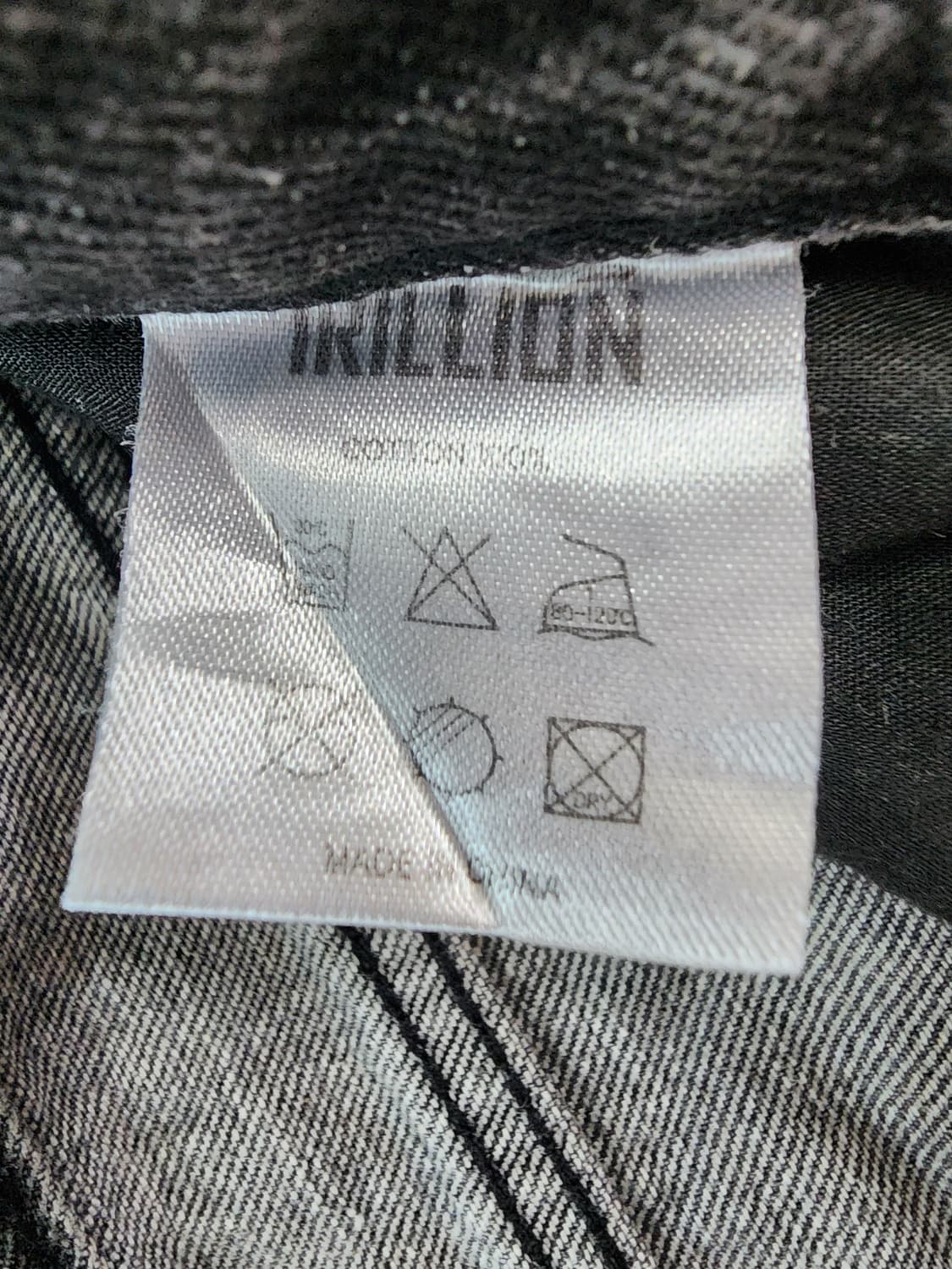 트릴리온 흑청 데님 팬츠 팜. S(30인치)사이즈 블랙 워싱 청바지 상품이미지6