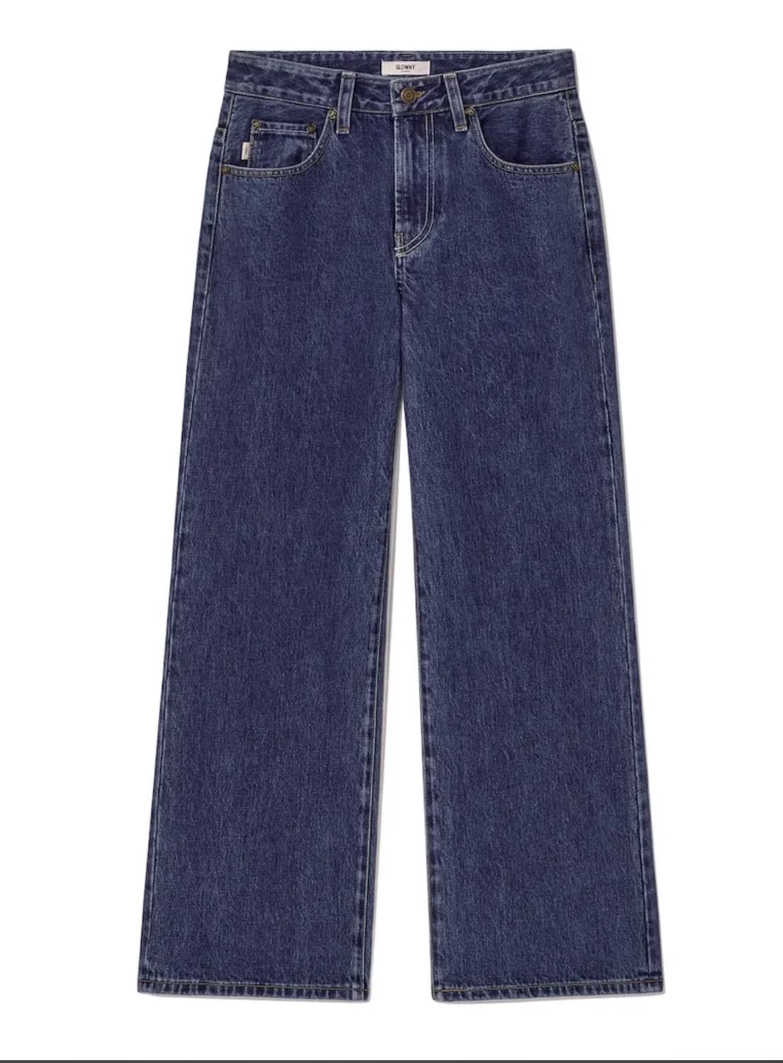 글로니(glowny) HANNAH JEANS MID BLUE 한나진 해나 상품이미지1