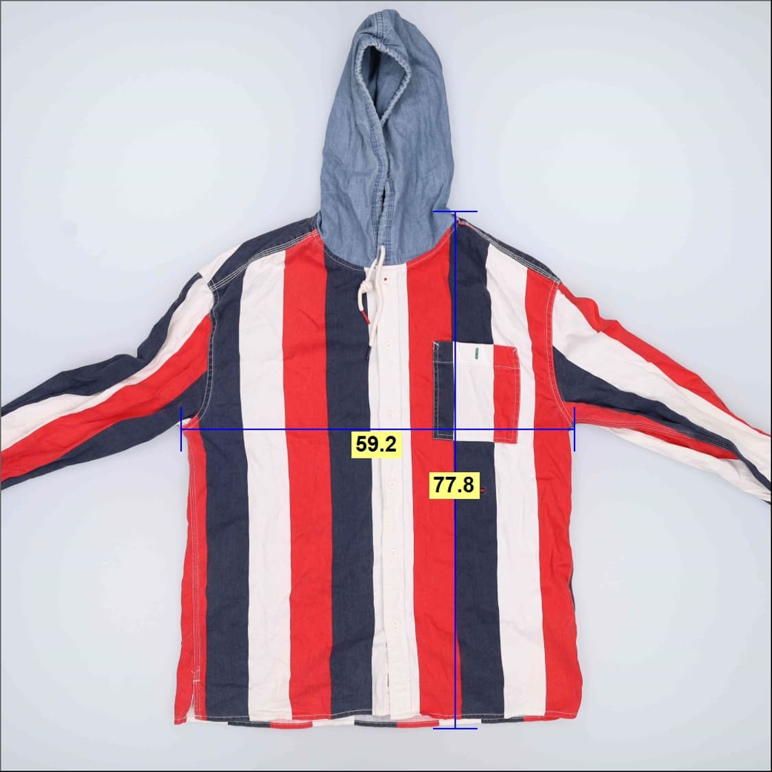 M 타미힐피거 스트라이프 후드셔츠 0401H1 상품이미지8