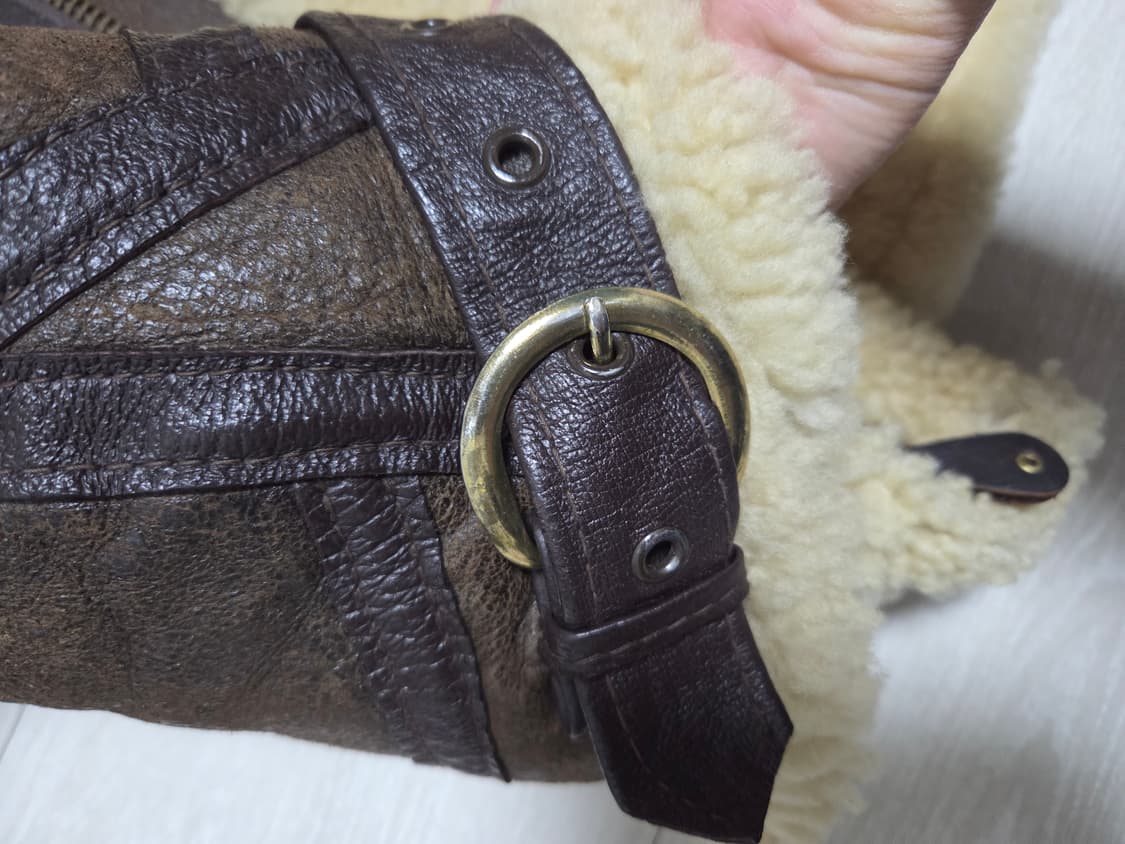 쇼트 b-3 빈티지 무스탕 상품이미지9