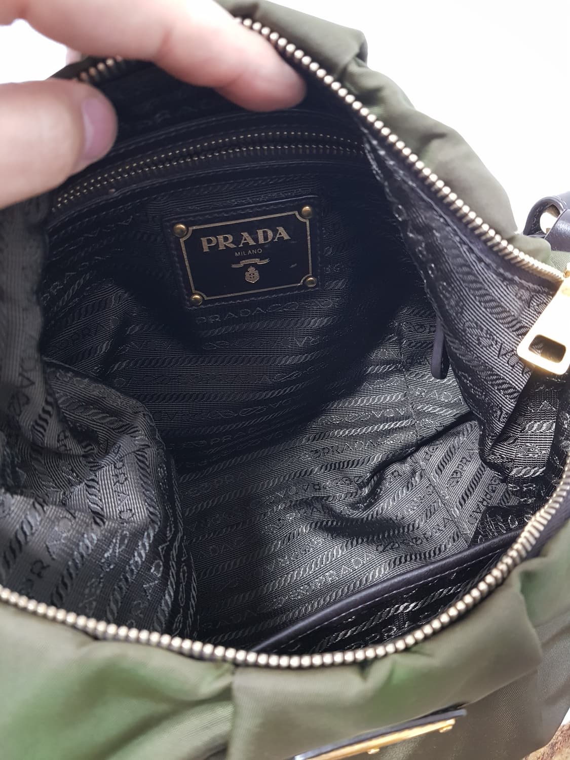 [정품] 프라다 포코노 금장 숄더백 상품이미지9