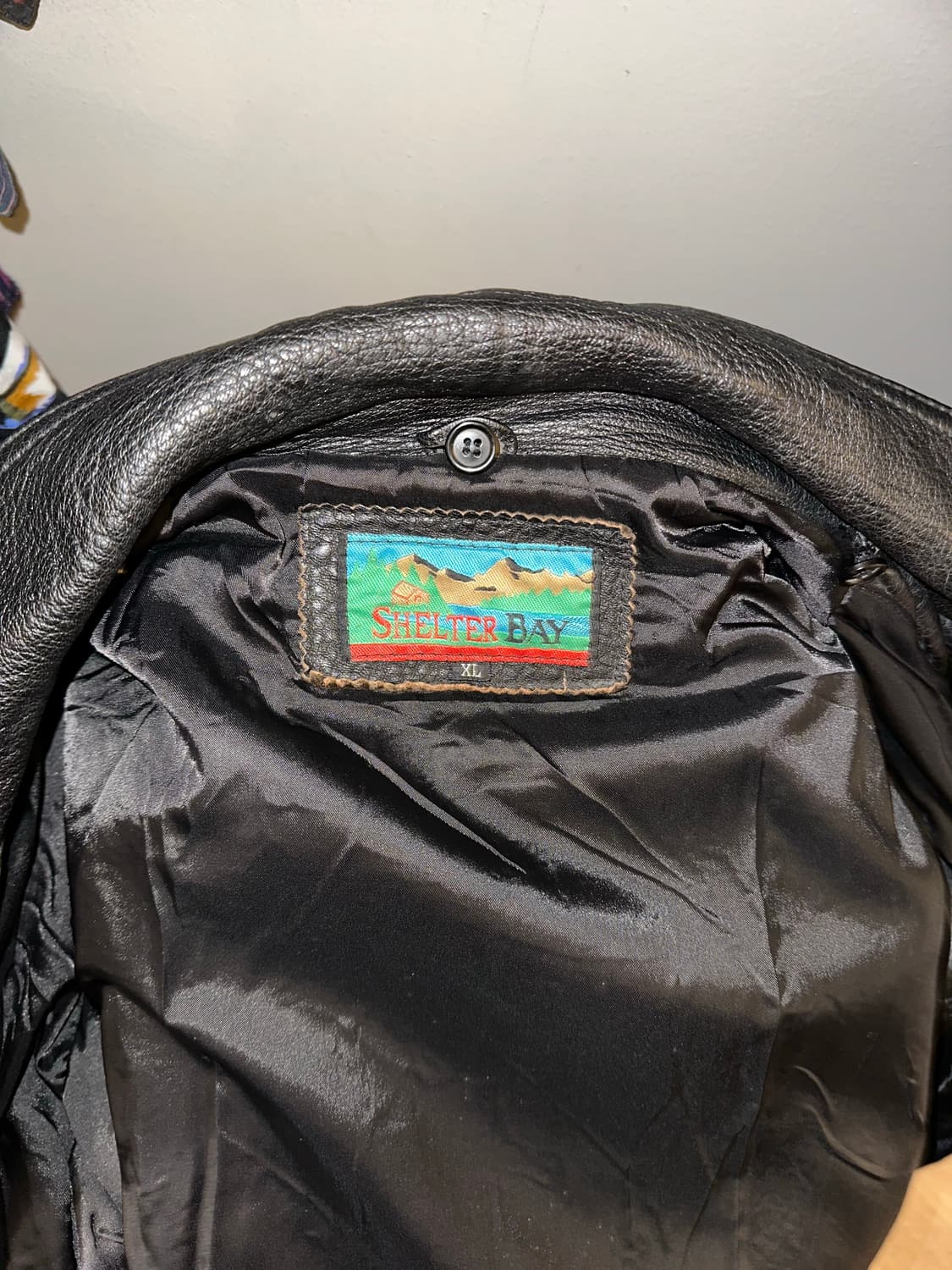 90‘s American lambskin aging bomber 상품이미지9