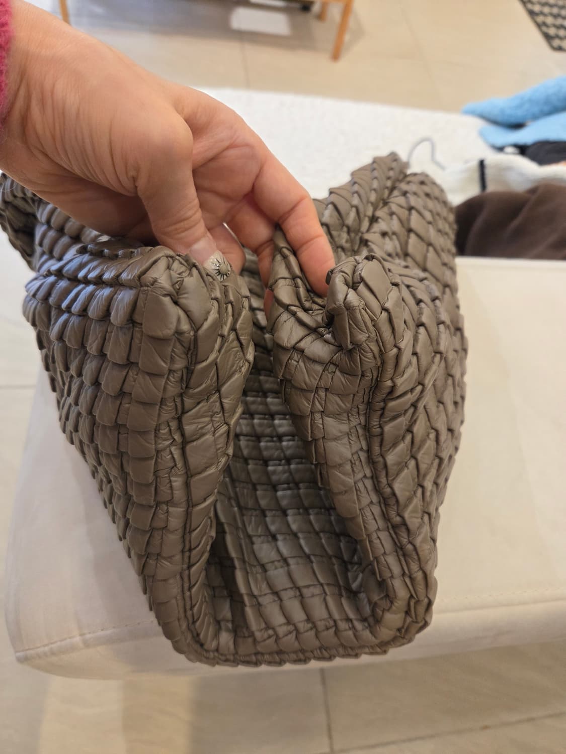 콰니백 텍스처 호보백 상품이미지6