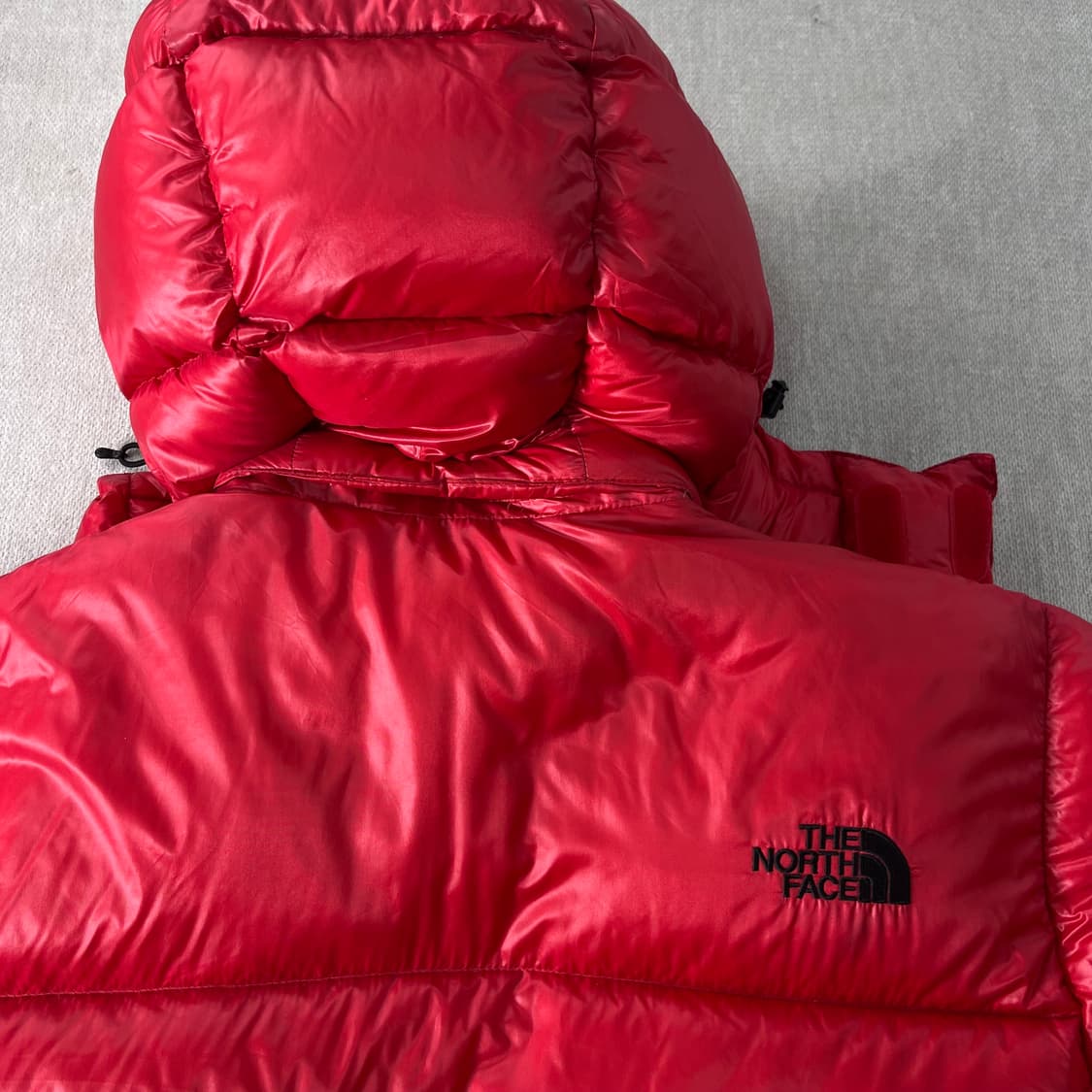 100 노스페이스 700 눕시 필파워 레드 패딩 상품이미지6