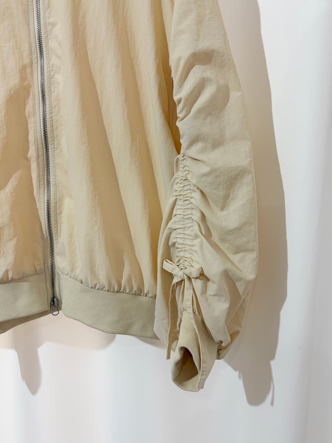 vintage 2way zipper shirring jacket  상품이미지3