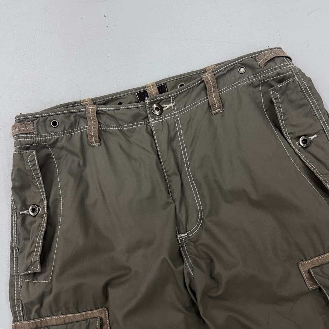 멀티포켓 Y2K 유틸리티 탄창 와이드 카고팬츠 상품이미지4