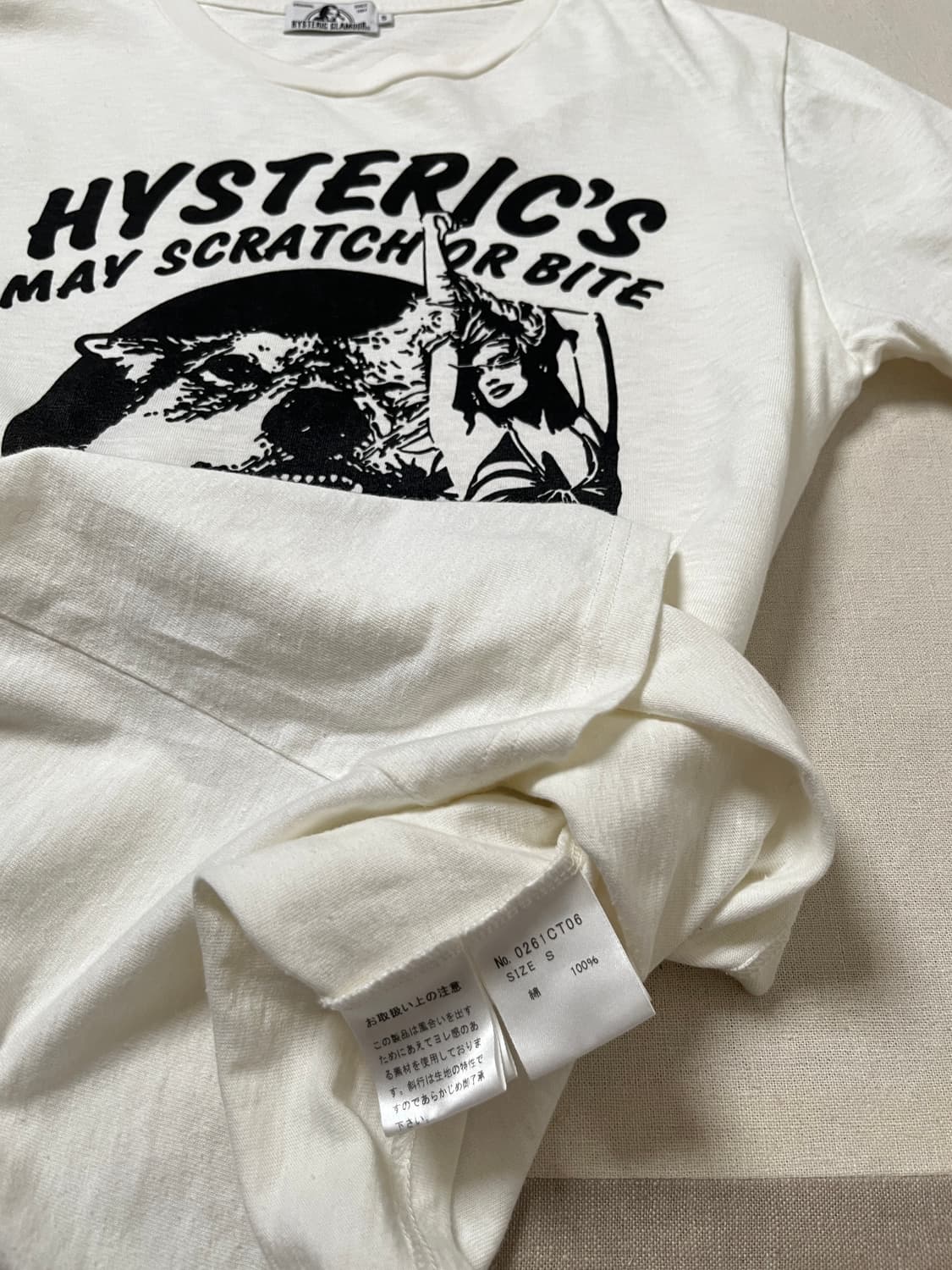 히스테릭글래머 핀업걸 티셔츠 hysteric glamour 상품이미지4