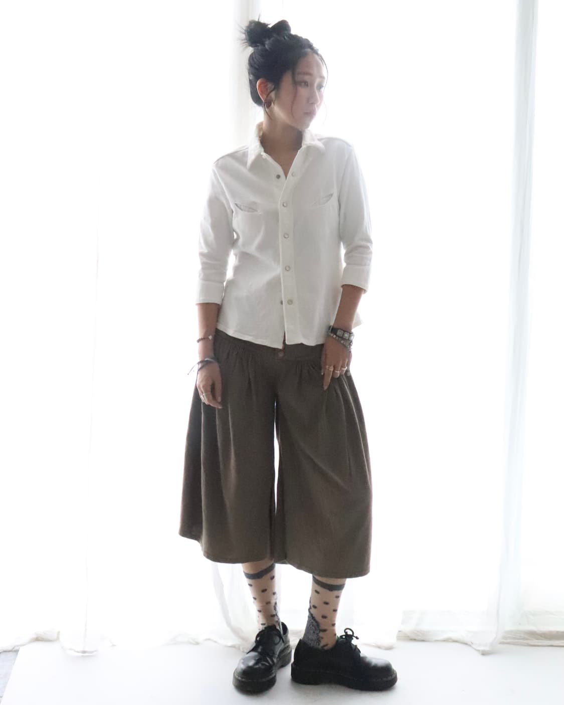 [Kapital] Khaki Brown Culottes Pants 상품이미지2