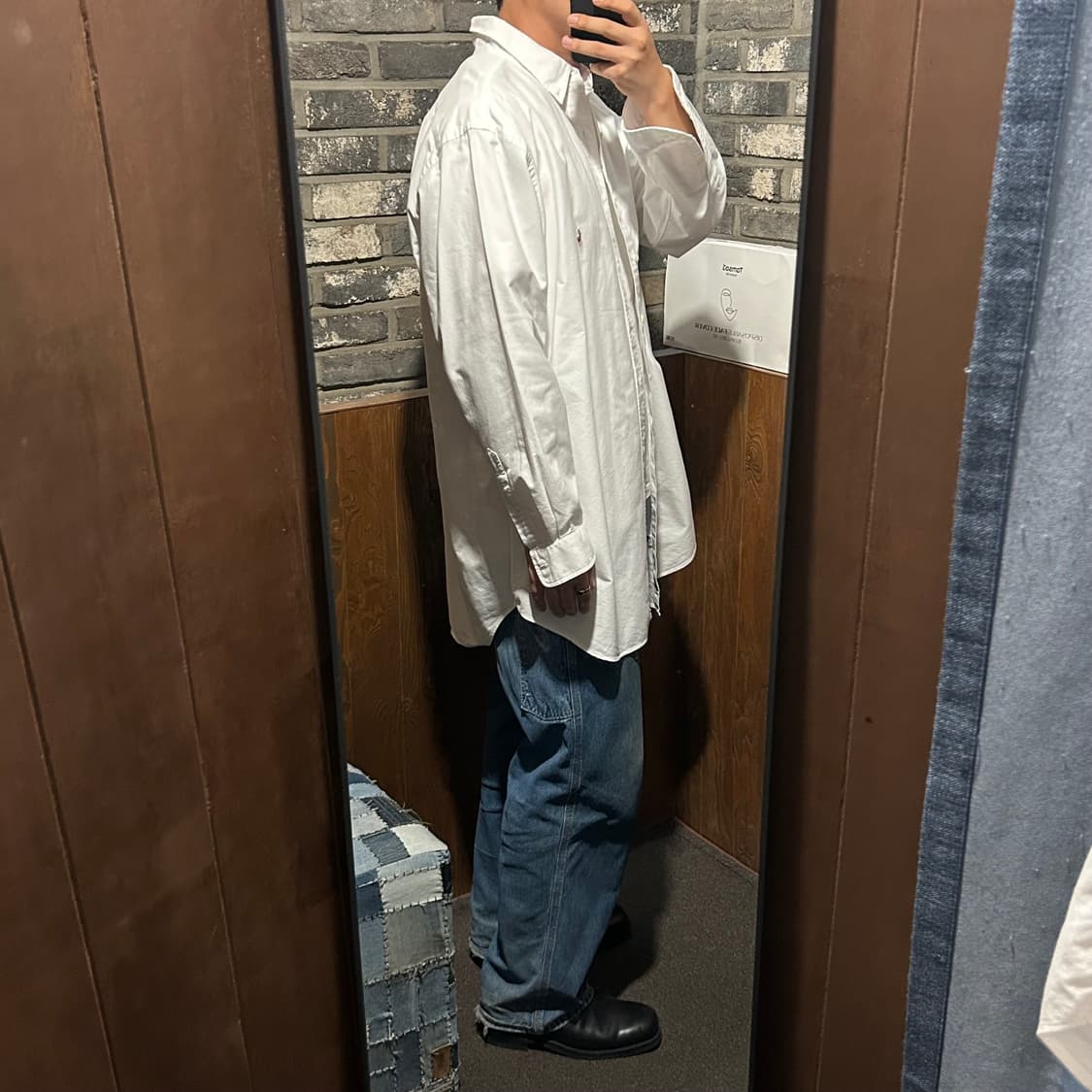 XXXL) 폴로 랄프로렌 클래식 화이트 옥스포드 셔츠 TALL 상품이미지9