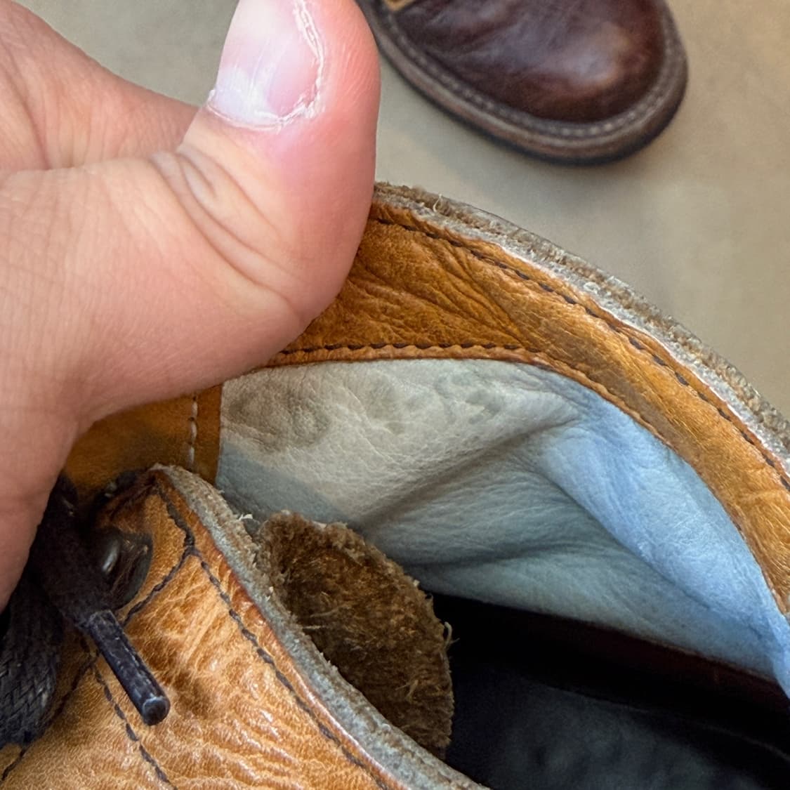 화이츠 부츠 세미드레스 투톤 브라이들 가죽 8d 상품이미지10