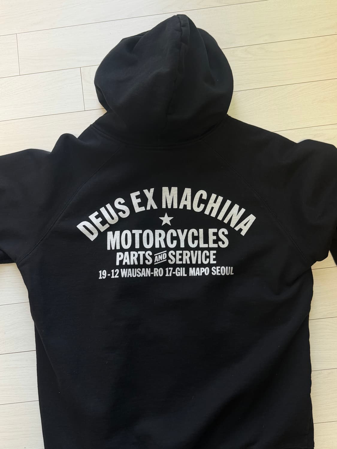 데우스 서울 어드레스 후드 네이비 XL 상품이미지1