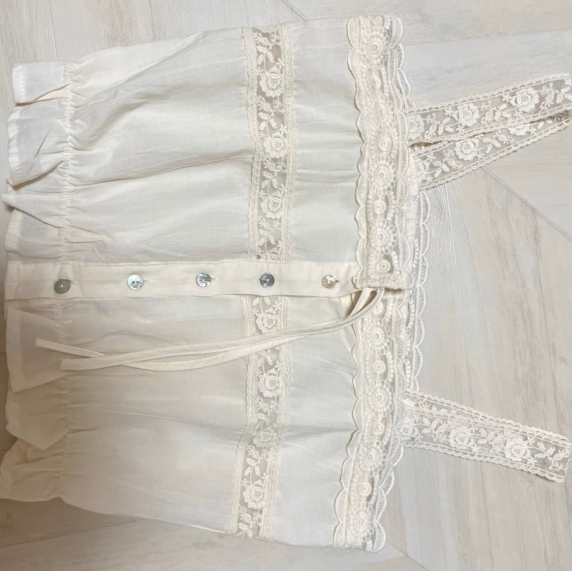 빈티지 나시블라우스 모리걸 히메갸루 상품이미지4