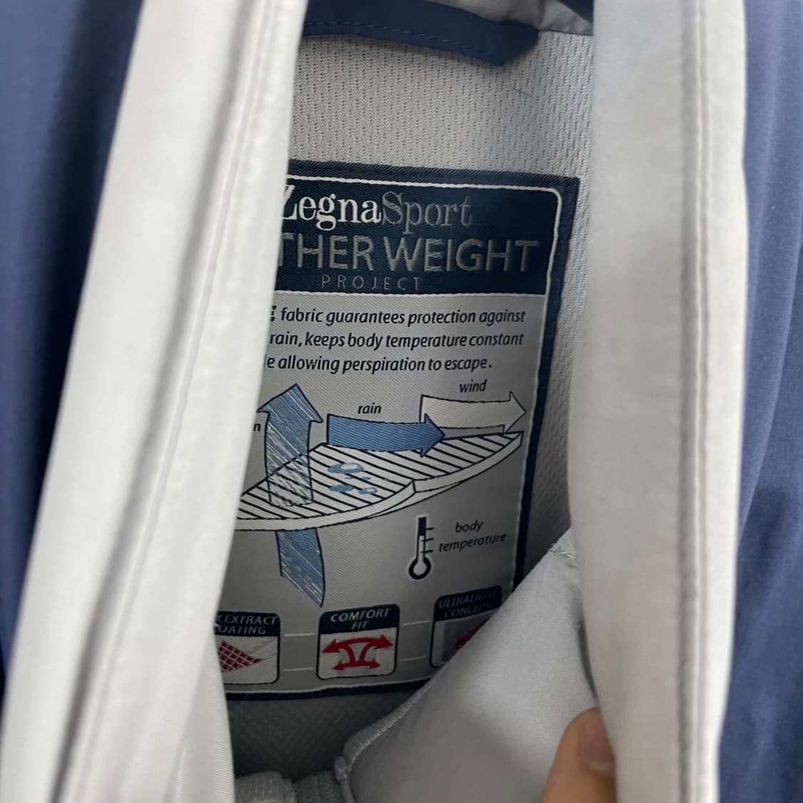 L(XL) 에르메네질도 제냐 나일론 자켓 상품이미지5