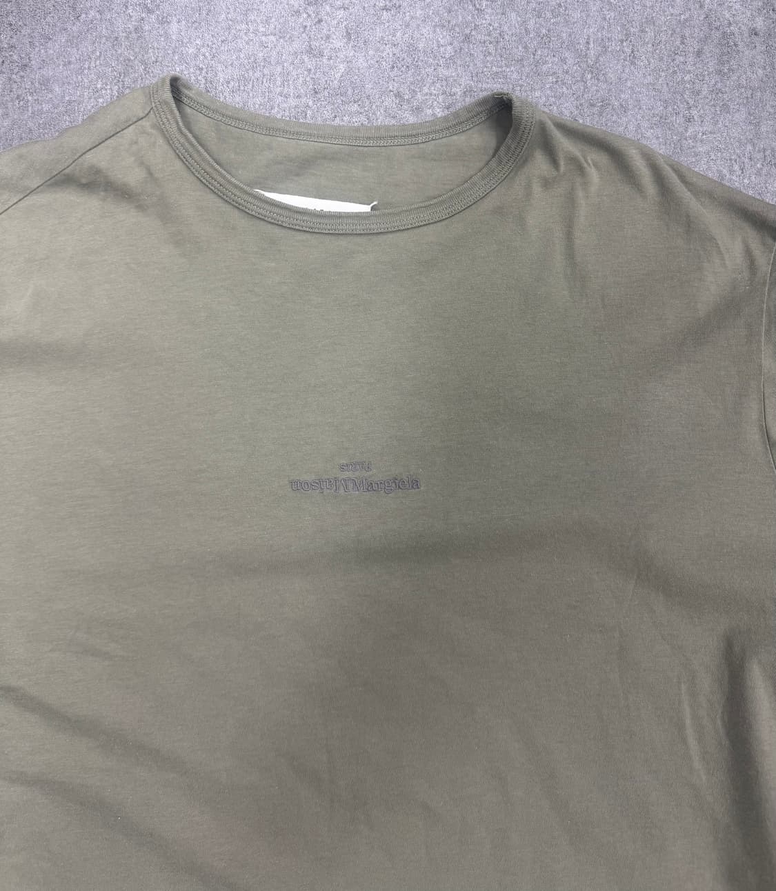 Masion Margiela 시그니처 스티치 리버스로고 반팔 xxl 상품이미지2