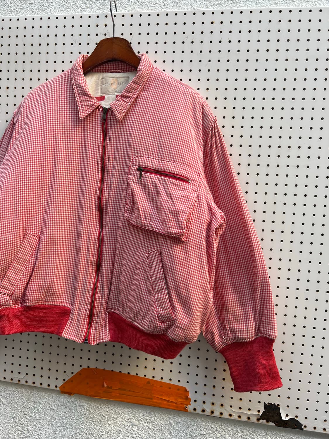 1990s QUIED-PIE CHECK BOMBER 90s빈티지봄버 상품이미지5