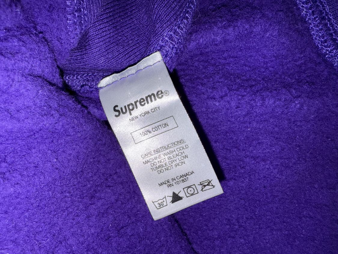 슈프림 크로스 로고 후드 XL 상품이미지4