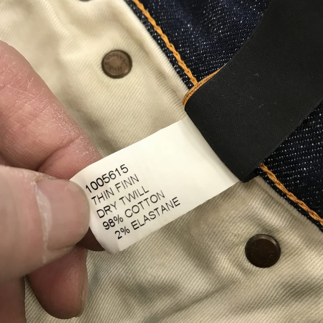 누디진 씬핀 드라이트윌 청바지 [31x30] 상품이미지7