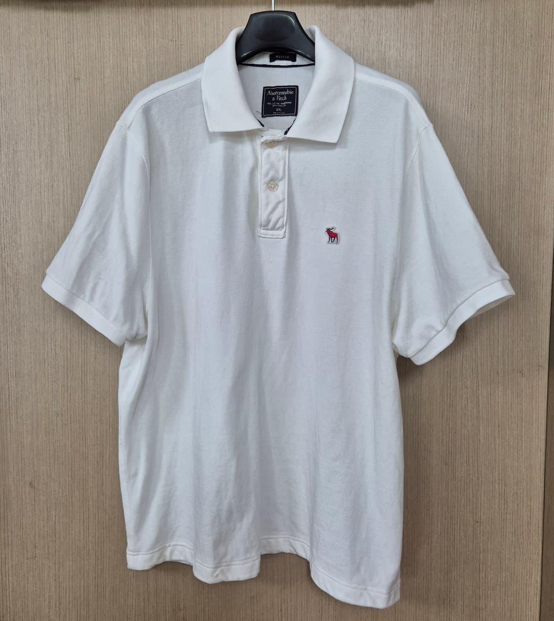 [XXL]아베크롬비 Abecrombie 화이트 피케 셔츠 상품이미지1