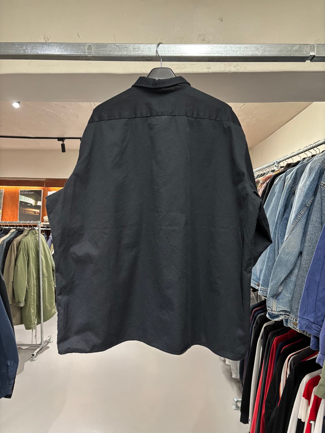 디키즈 워크 셔츠(블랙)   상품이미지9