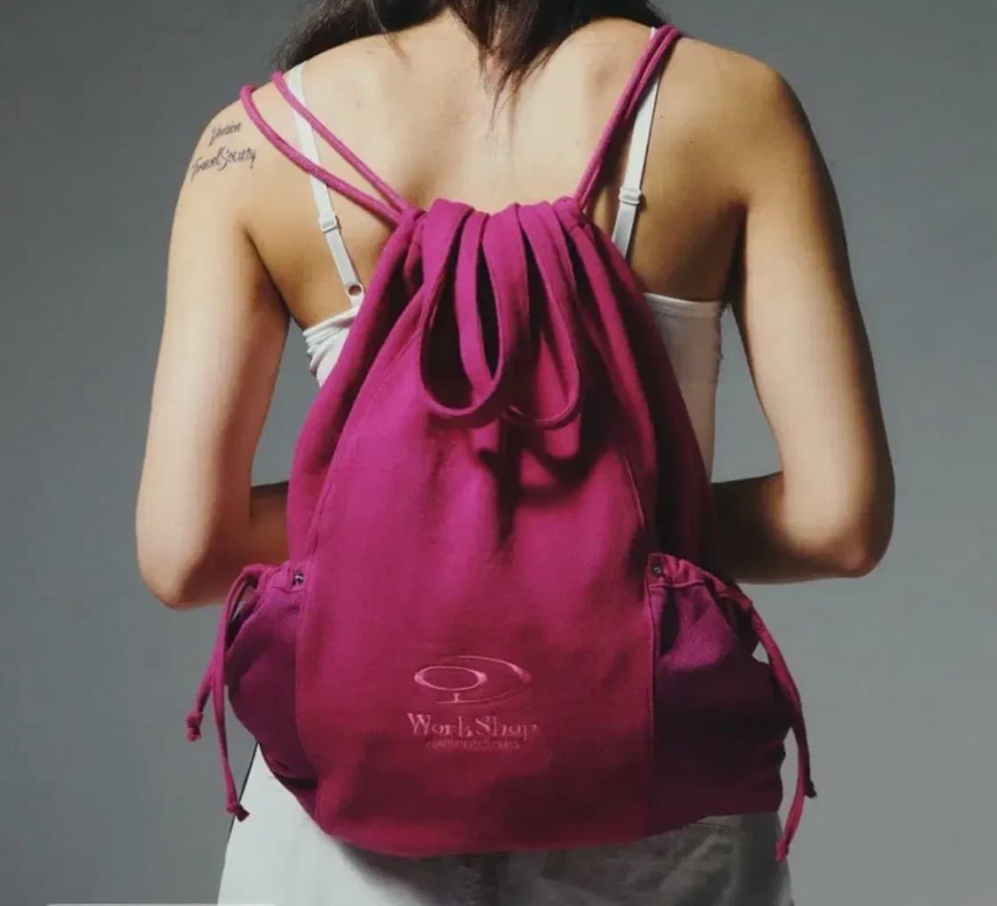 트래블 워크샵 메쉬 짐색 핑크 마젠타 백팩 상품이미지1