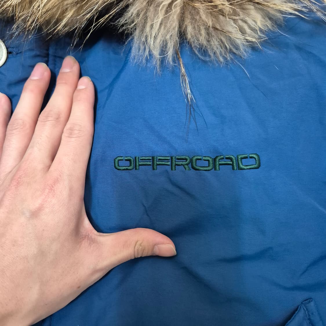 오프로드 덕다운 라쿤퍼후드 패딩 점퍼 상품이미지4