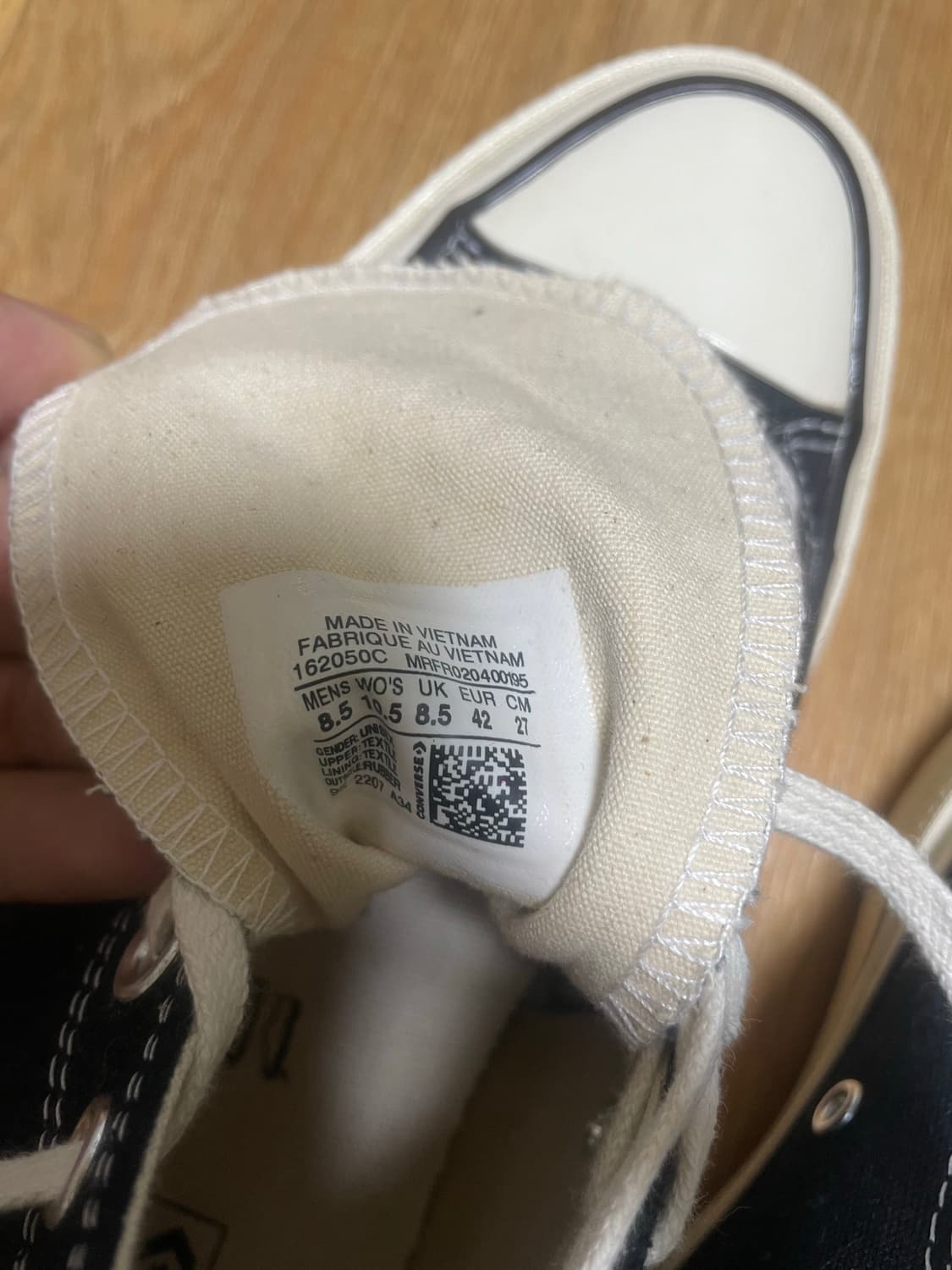 컨버스 척70 하이 블랙 270 상품이미지4