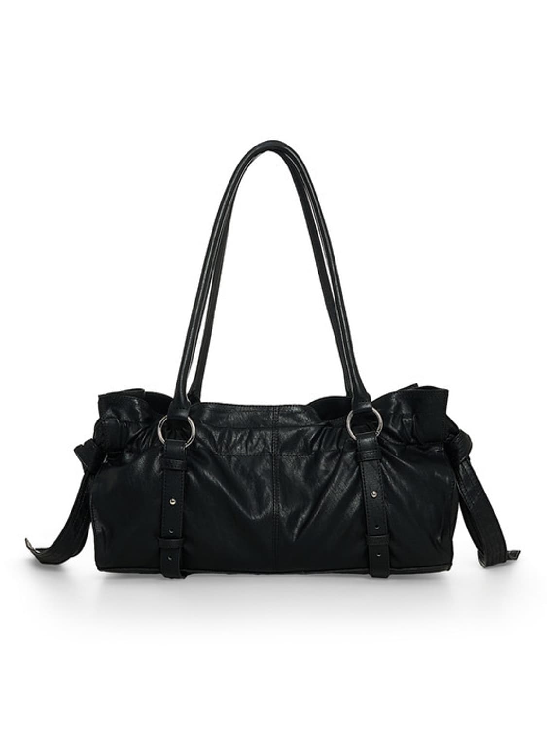 (미개봉) 마뗑킴 쉬링 타이 버클 숄더백 (블랙) 상품이미지2