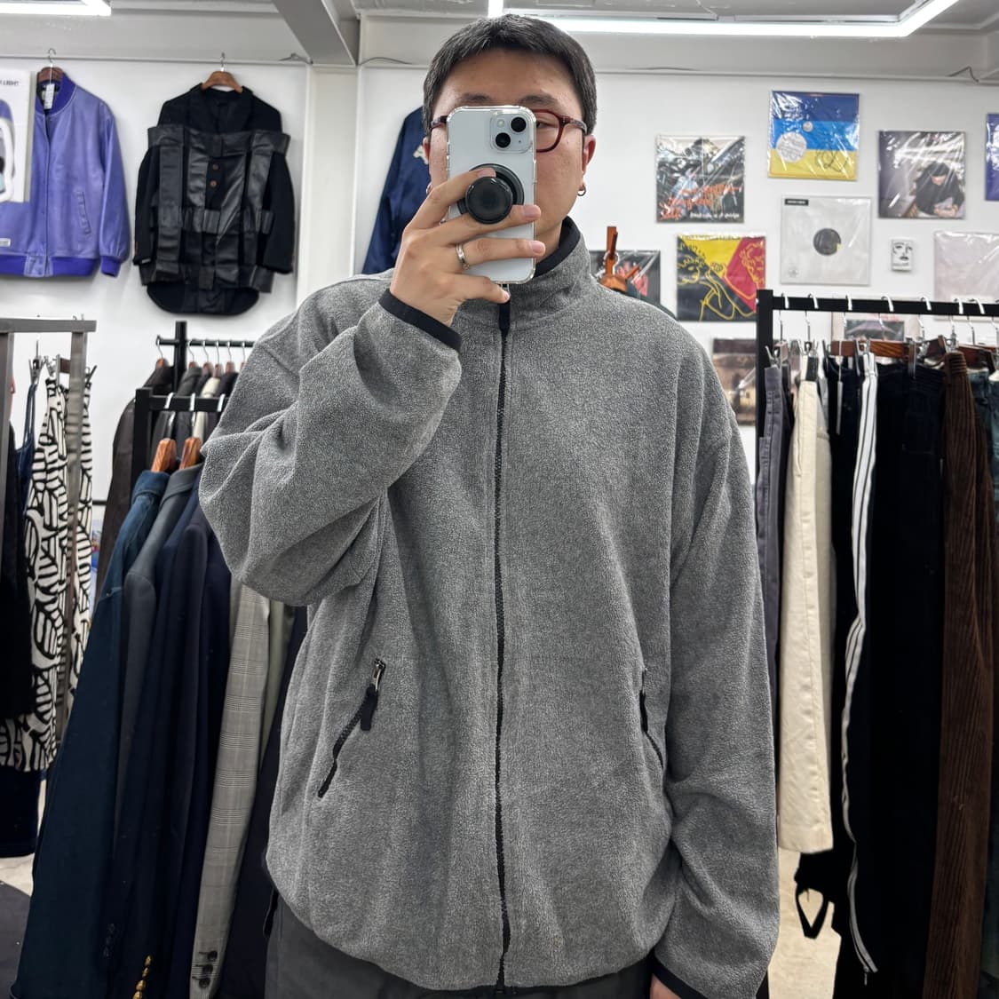 올드 갭 풀 집 플리스 상품이미지2