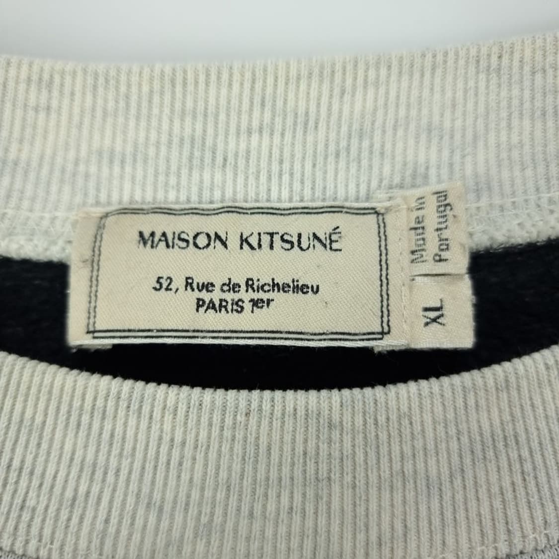 [메종 키츠네] 레터링 프린팅 맨투맨 P01591 상품이미지6