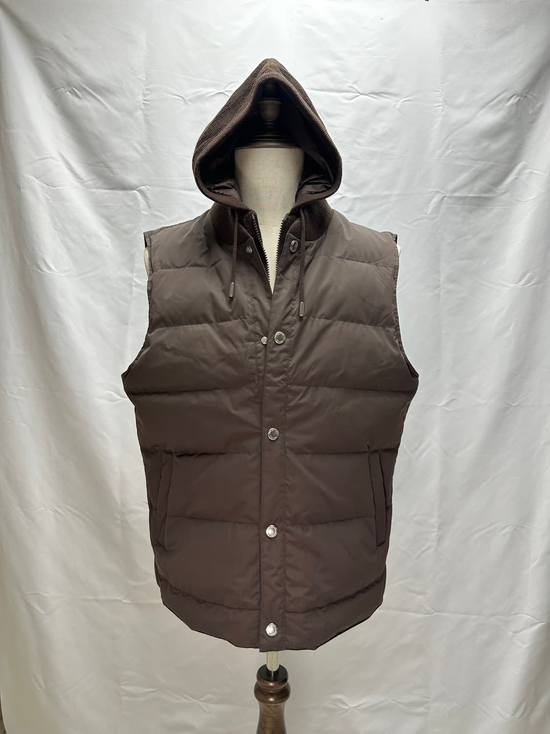 [정품인증] 브루넬로쿠치넬리 레이어드 구스다운 패딩 베스트 L(105) 상품이미지2