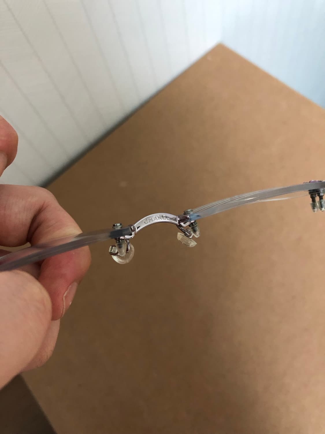 샤넬 큐빅 빈티지 안경 상품이미지5