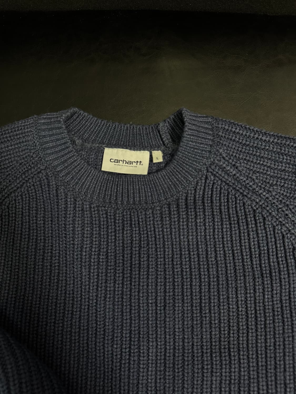 (L) 칼하트 윕 니트 forth sweater blue 상품이미지4