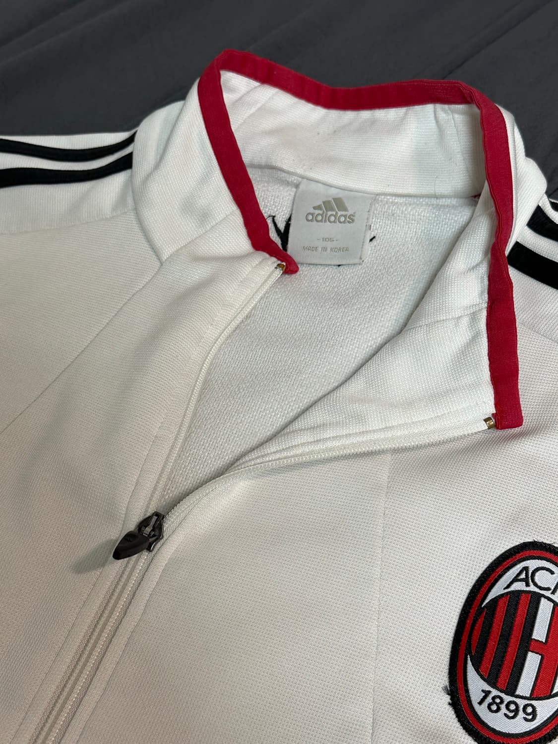 아디다스 AC밀란 트랙탑  화이트져지 라지 상품이미지6