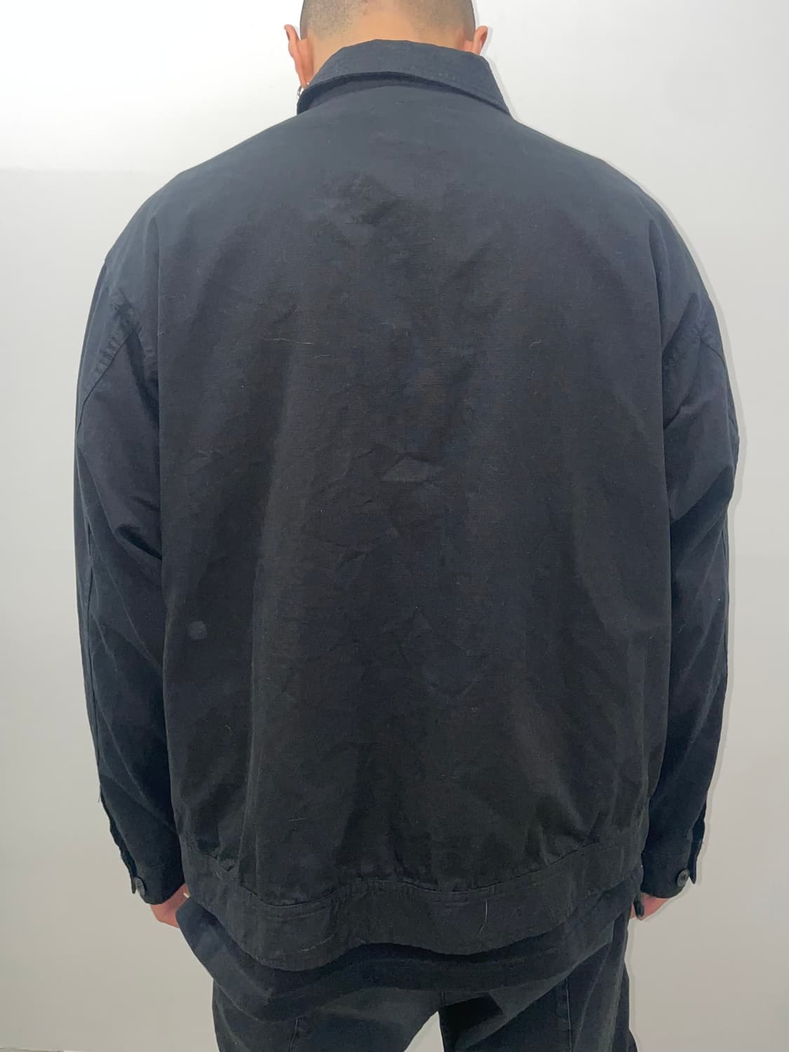 Awake NY 어웨이크 블랙 면자켓 상품이미지2